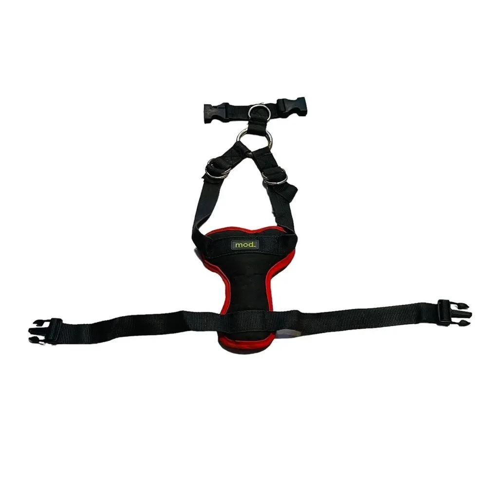 10/$25🦋 MOD Black & Red Pet Safety Car Harness - Size Small